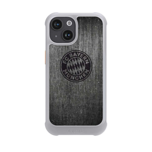 Apple iPhone 15 NIVOmax Metalllook FCB Logo einfarbig