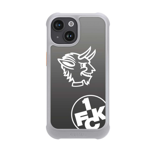 Apple iPhone 15 NIVOmax Teufelskopf FCK auf Schwarz