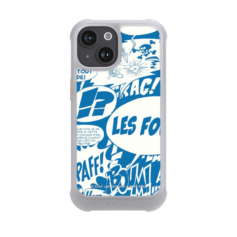 iPhone 15 NIVOmax Sprechblasen Asterix Blau