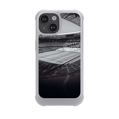 Apple iPhone 15 NIVOmax Stadion FC Bayern - Black White