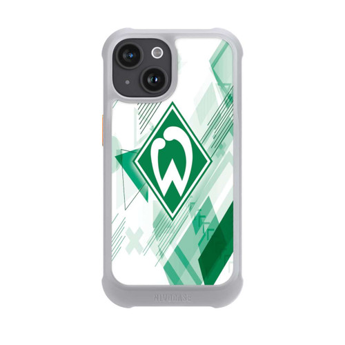Apple iPhone 15 NIVOmax Weiße Grafikelemente - Werder Bremen
