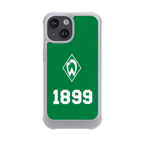 Apple iPhone 15 NIVOmax 1899 Grün-Weiß Lebenslang Grün - Werder Bremen