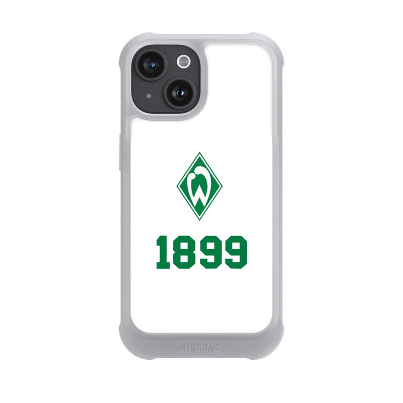 iPhone 15 NIVOmax 1899 Grün-Weiß Lebenslang Weiss - Werder Bremen