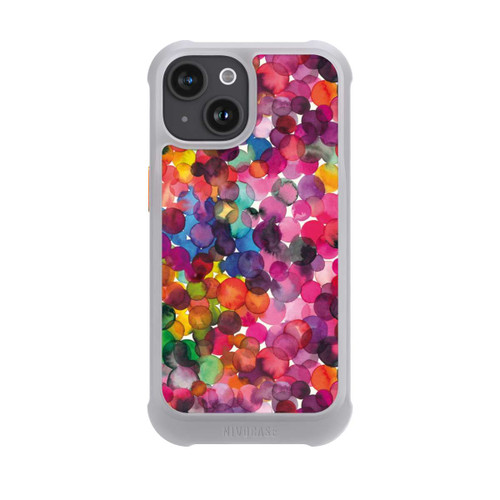 Apple iPhone 15 NIVOmax Überlappende Aquarellpunkte