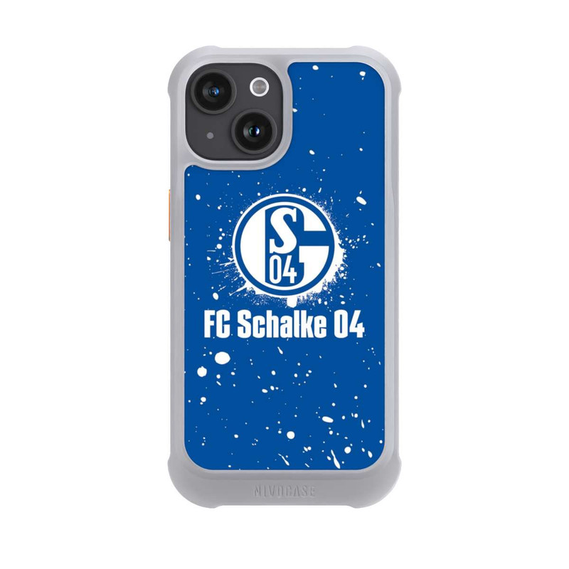 iPhone 15 NIVOmax Schalke 04 - Spraylogo