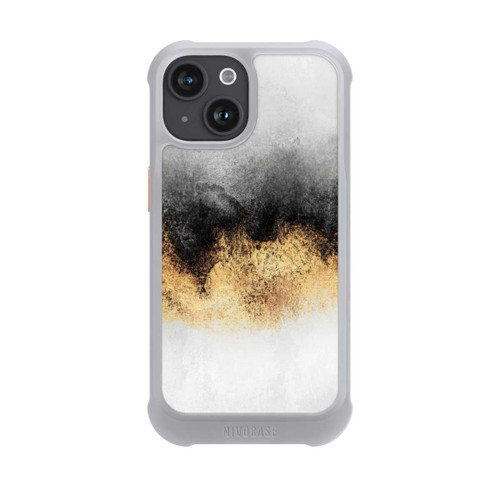 Apple iPhone 15 NIVOmax Grauer Himmelstaub Golddruck