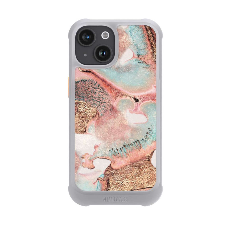 iPhone 15 NIVOmax Hübscher Tintendruck gold