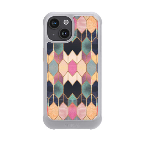 Apple iPhone 15 NIVOmax Bunte Glasscheibe