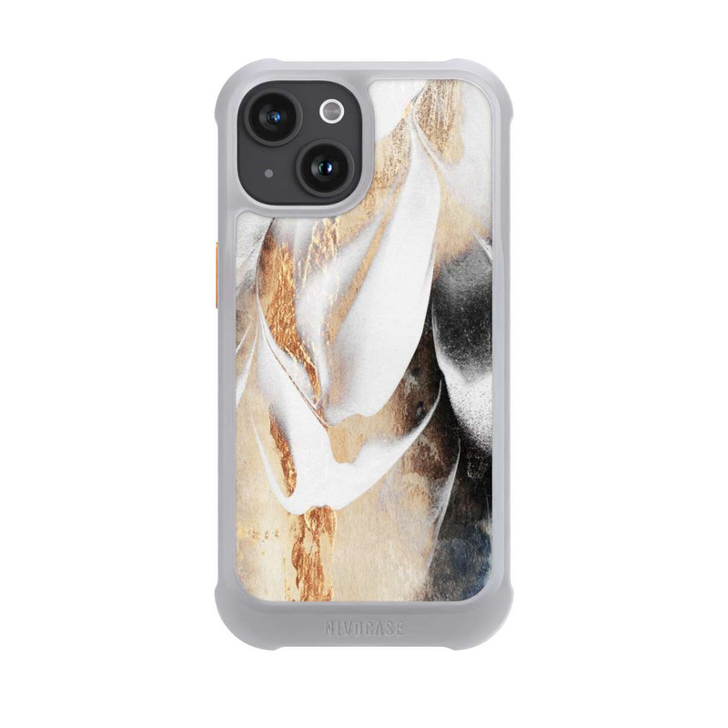 iPhone 15 NIVOmax Beruhige Deine Seele Golddruck