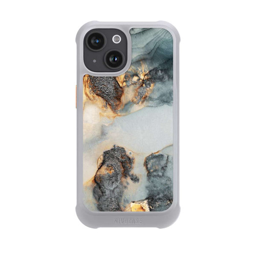 Apple iPhone 15 NIVOmax Flutwellen Golddruck