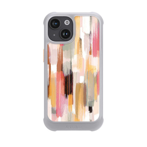 Apple iPhone 15 NIVOmax Abstract Brushstrokes Autumn Shades