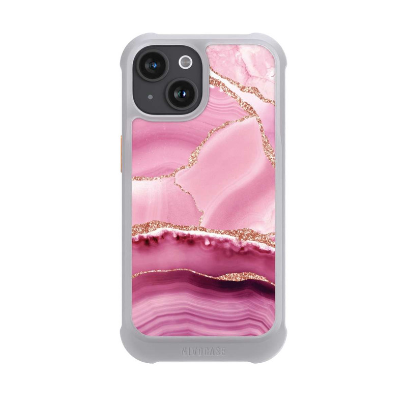 iPhone 15 NIVOmax Mermaid Marble Pink