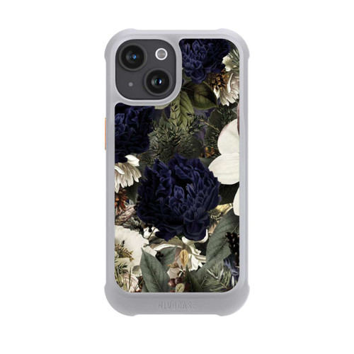Apple iPhone 15 NIVOmax Dunkle Mitternachts Barock Vintage Blumen