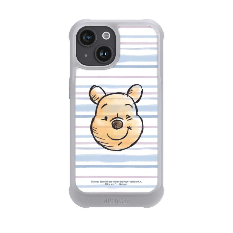 iPhone 15 NIVOmax Winnie Puuh auf Streifen