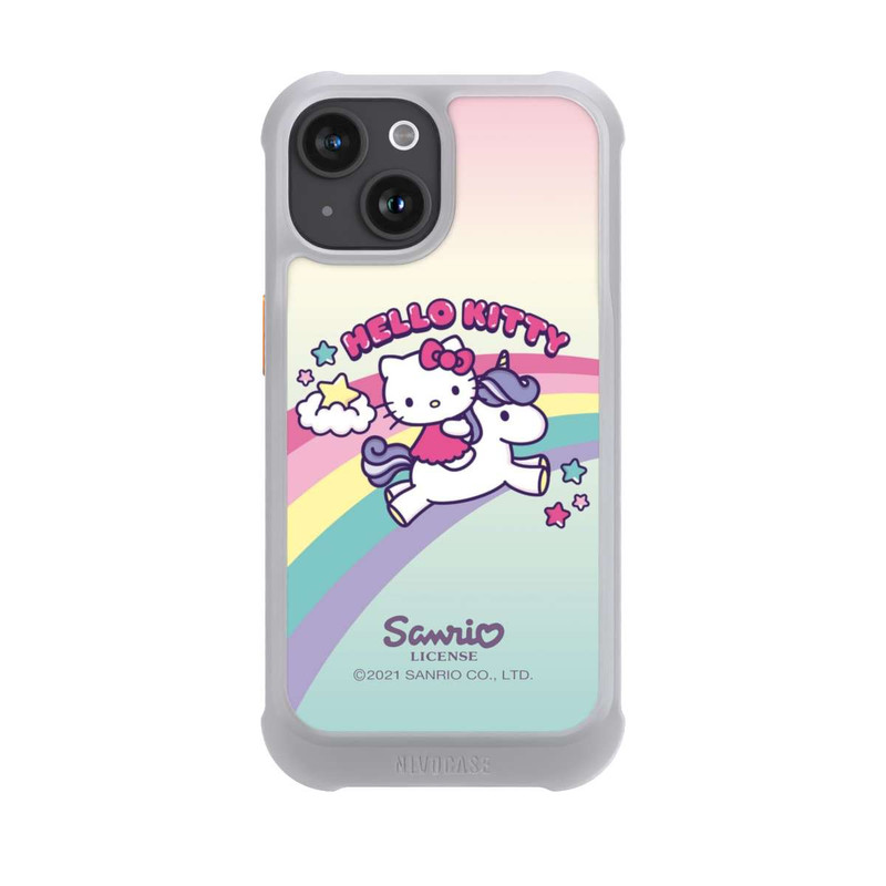 iPhone 15 NIVOmax Hello Kitty Regenbogen 