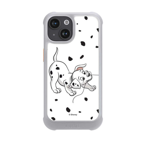Apple iPhone 15 NIVOmax Couple Dalmatian Left
