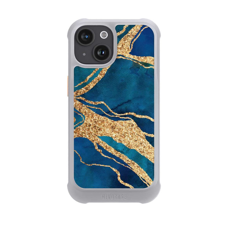 iPhone 15 NIVOmax Edelstein Blaugold