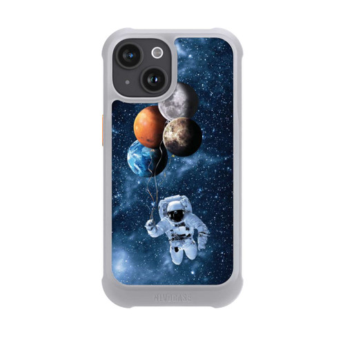 Apple iPhone 15 NIVOmax Astronaut mit Planeten