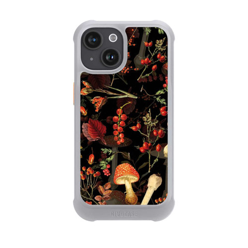 Apple iPhone 15 NIVOmax Pilzmuster Schwarz