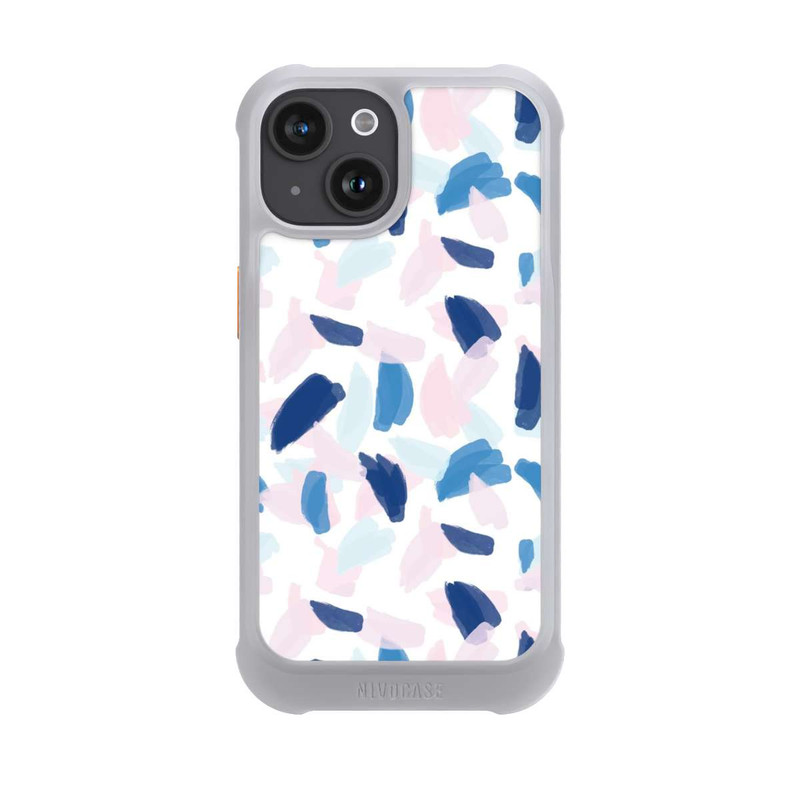 iPhone 15 NIVOmax Blaue und rosa Farbe