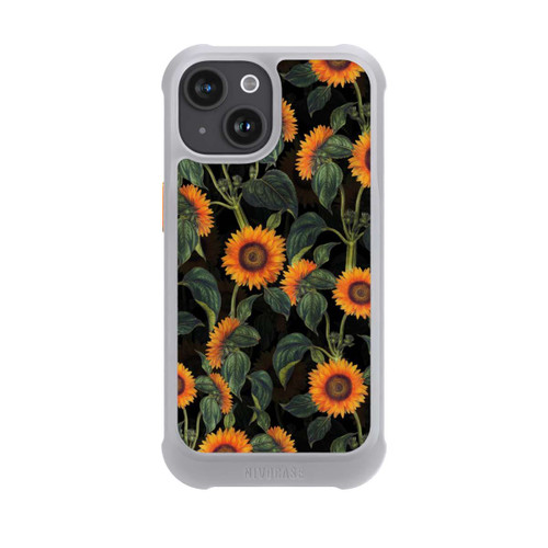 Apple iPhone 15 NIVOmax Sonnenblume schwarz