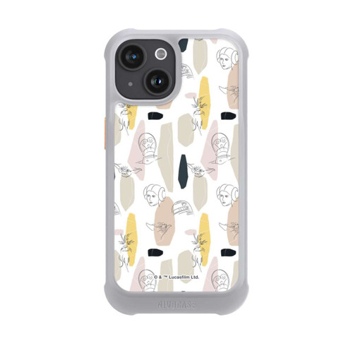 Apple iPhone 15 NIVOmax Helle Seite Line Art