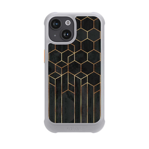 Apple iPhone 15 NIVOmax Schwarze Sechsecke