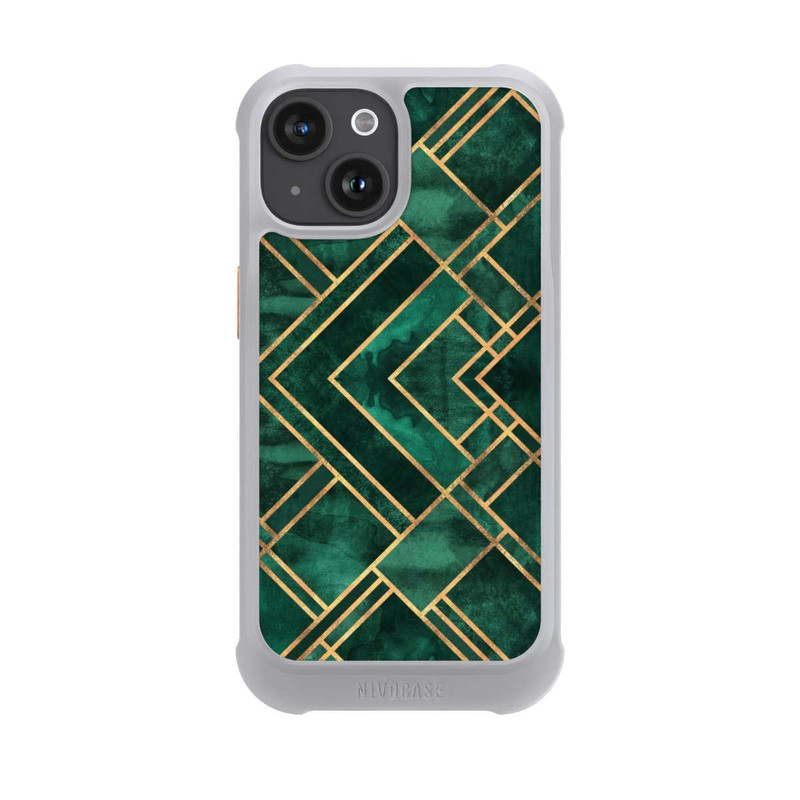 iPhone 15 NIVOmax Grüne Blöcke