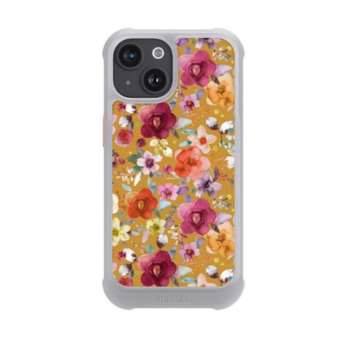 Apple iPhone 15 NIVOmax Bouquets de fleurs printanières moutarde