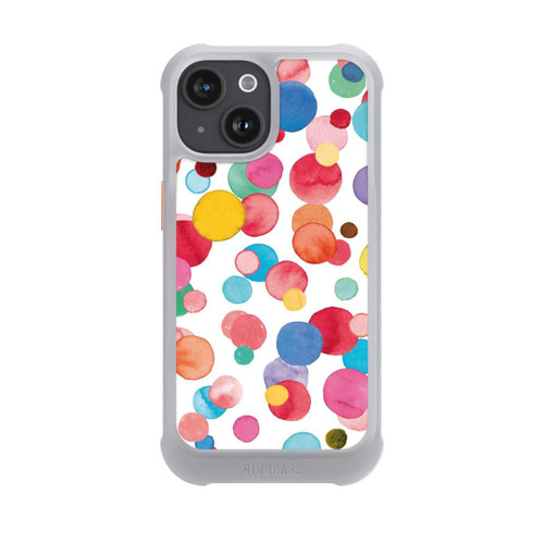 Apple iPhone 15 NIVOmax Aquarelle à pois d’été
