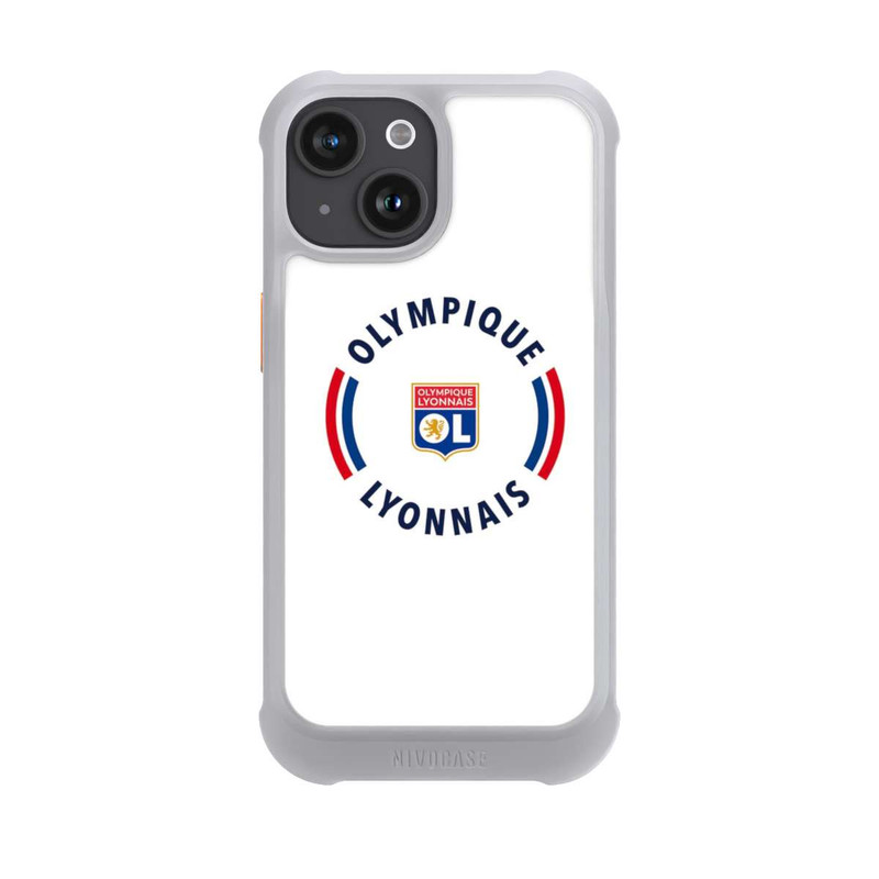 iPhone 15 NIVOmax OL Logo Weiß