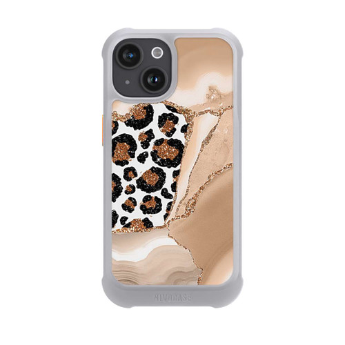 Apple iPhone 15 NIVOmax  Muster und Texturen Hellgold