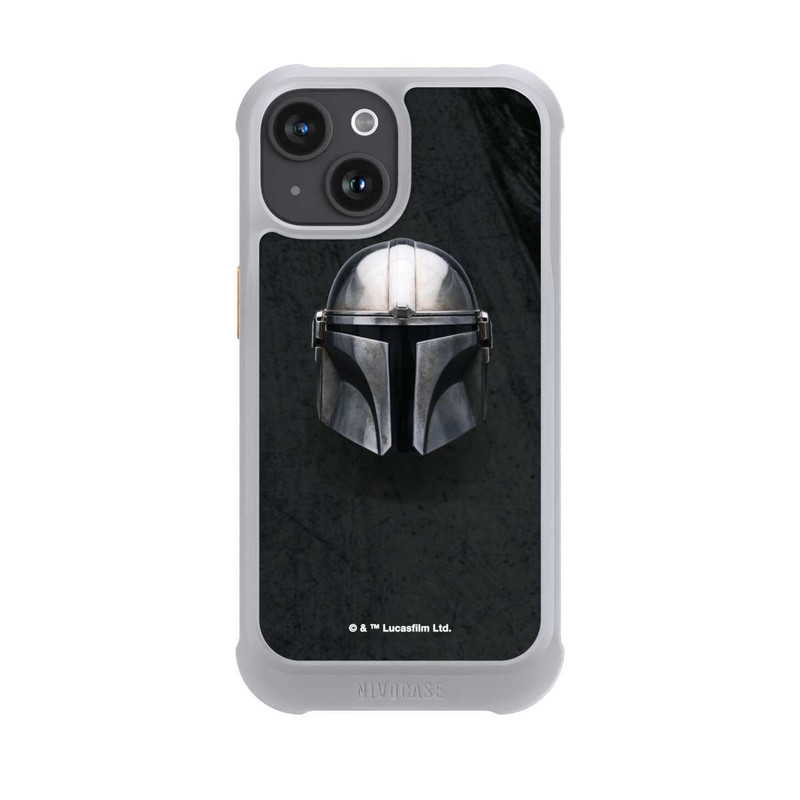 iPhone 15 NIVOmax Casque Mandalorien Noir