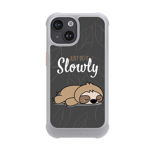 Apple iPhone 15 NIVOmax Just Do It Slowly Sloth Grey