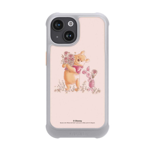 Apple iPhone 15 NIVOmax Winnie Puuh and Ferkel Blumen