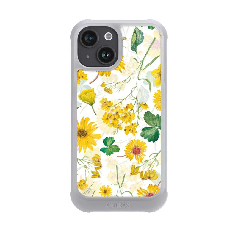 iPhone 15 NIVOmax Gelbes Frühlingsmuster