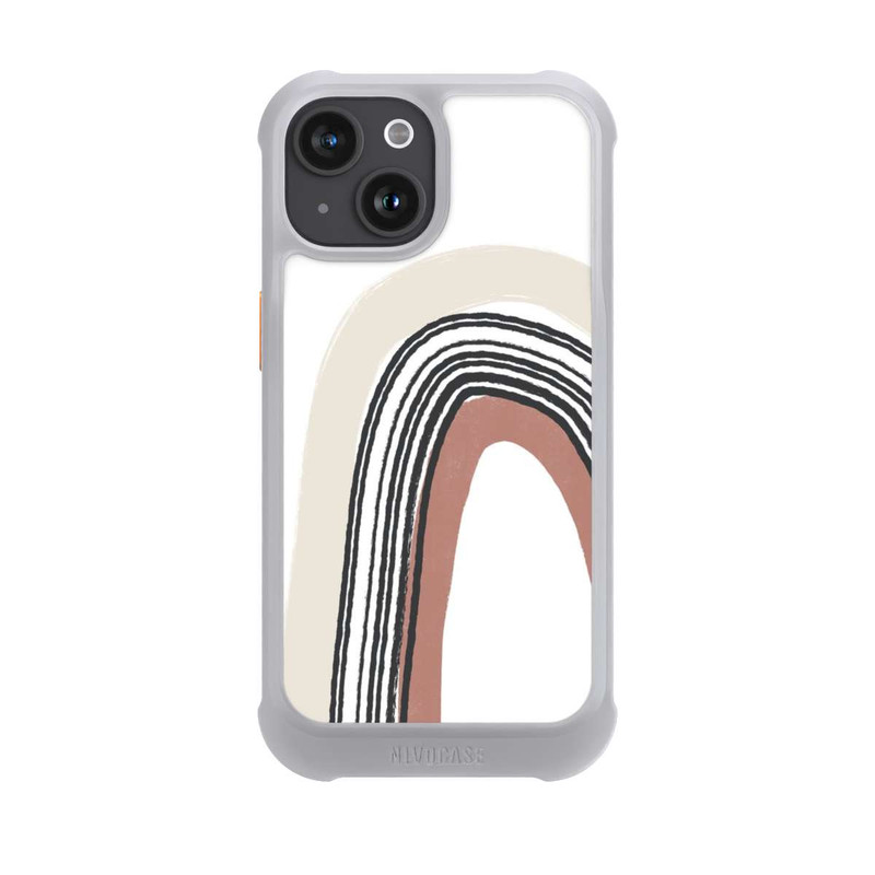 iPhone 15 NIVOmax Texturierter Regenbogen