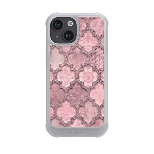 Apple iPhone 15 NIVOmax Marokko Fliesen rosa