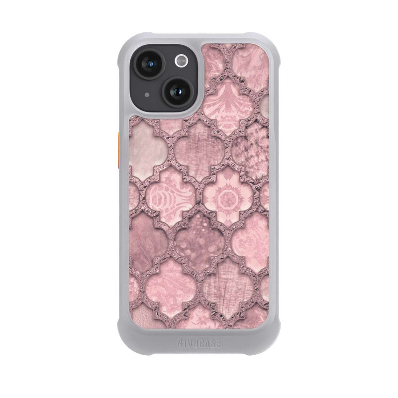 iPhone 15 NIVOmax Marokko Fliesen rosa