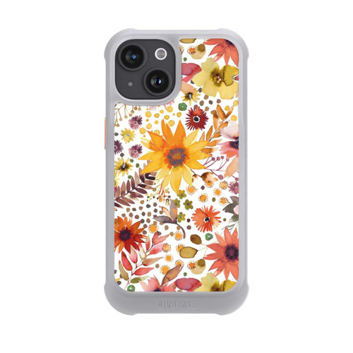 Apple iPhone 15 NIVOmax Fleurs d'aquarelle florale