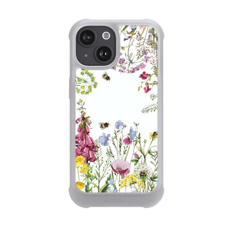 iPhone 15 NIVOmax Sommerwiese Wildblumen Rahmen