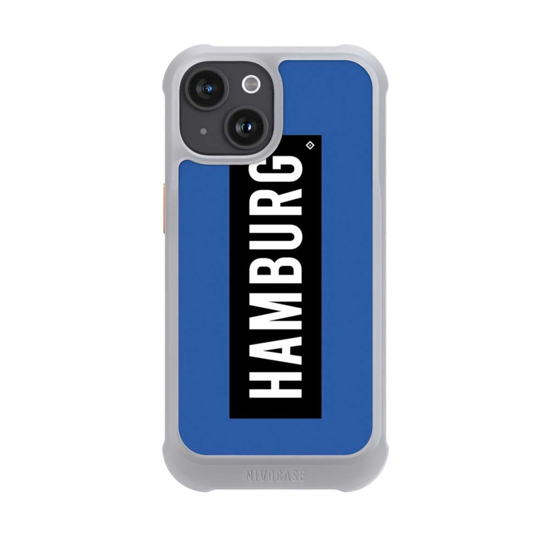 iPhone 15 NIVOmax HSV Hamburg Schwarz Blau