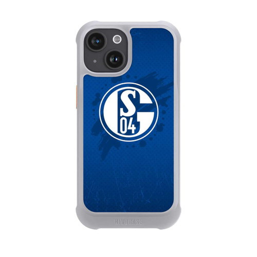 Apple iPhone 15 NIVOmax Schalke 04 Farbe Fleck Blau