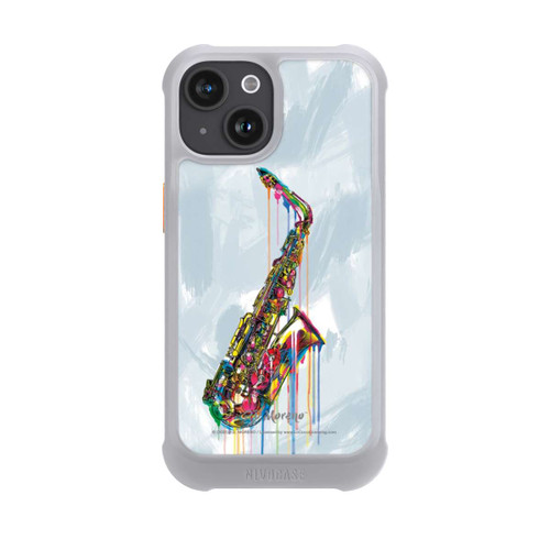 Apple iPhone 15 NIVOmax Saxophone Art By P.D. Moreno