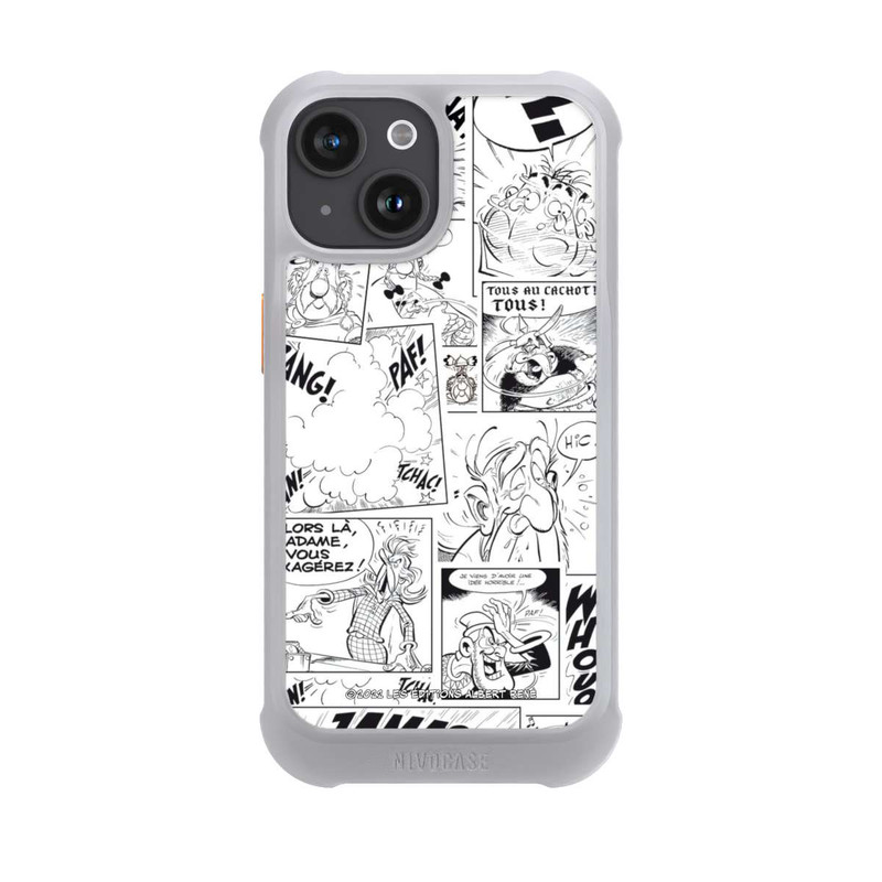 iPhone 15 NIVOmax BD Astérix Blanc & Noir