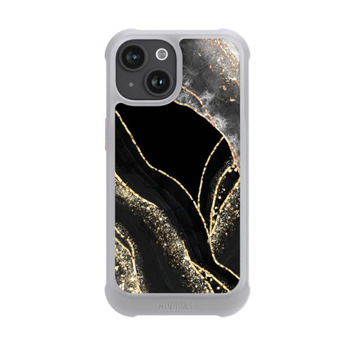 Apple iPhone 15 NIVOmax Dark Marble Gold