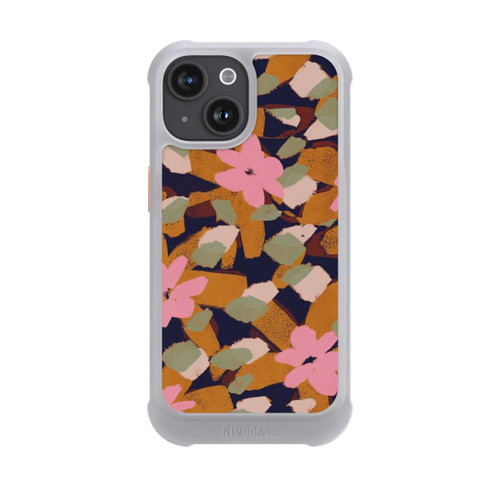 Apple iPhone 15 NIVOmax Pattern Fleurs Roses