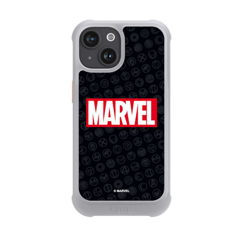 Apple iPhone 15 NIVOmax Marvel Logo Black Red 