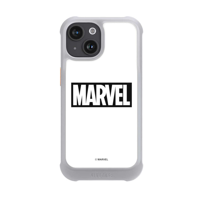 iPhone 15 NIVOmax Marvel Logo White