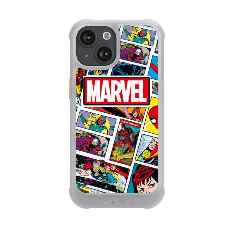 iPhone 15 NIVOmax Marvel Comic Pattern